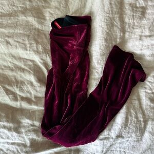 Spanx velvet leggings